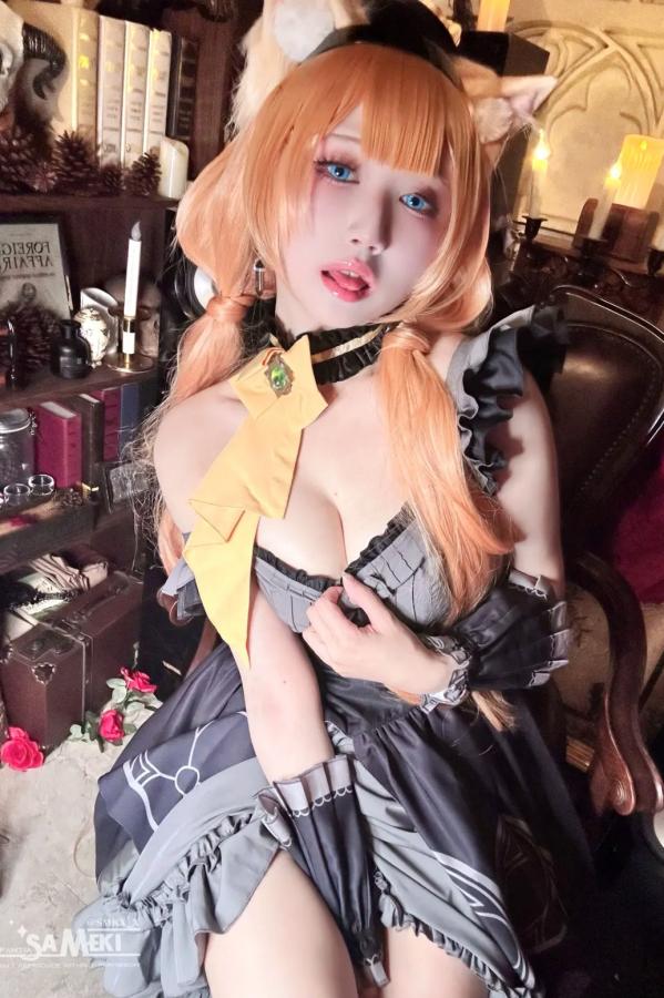    Sameki - Blue Archive Mari 蔚蓝档案玛丽猫耳哥特风Cosplay美图第19张图片