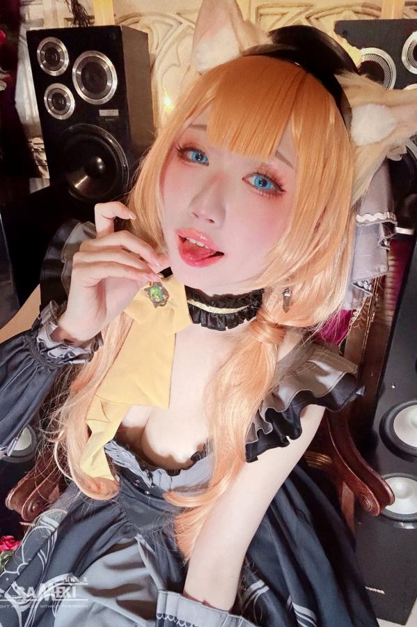   Sameki - Blue Archive Mari 蔚蓝档案玛丽猫耳哥特风Cosplay美图第20张图片