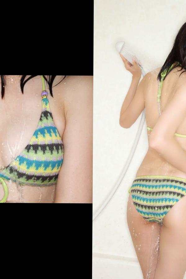   《大塚びる - ぶる姉コンプリート》日本性感女神家居私房照 粉色泳装比基尼美臀写真第98张图片