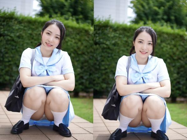    栗田るい - sweet love 户外校服与浴室大尺度性感私房写真第5张图片
