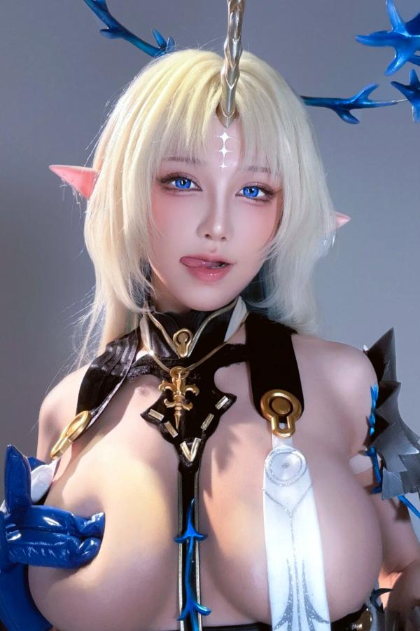   水淼aqua - 芙露德莉斯 Fleurdelys 二次元奇幻角色扮演性感冷艳自拍第19张图片