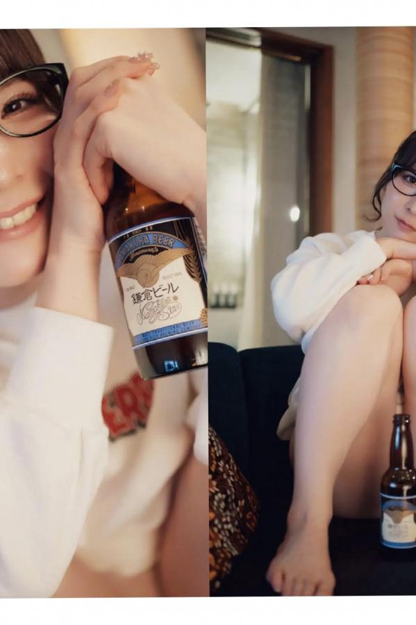   紗愛：日系性感内衣与海滨夕阳沙滩唯美写真第58张图片