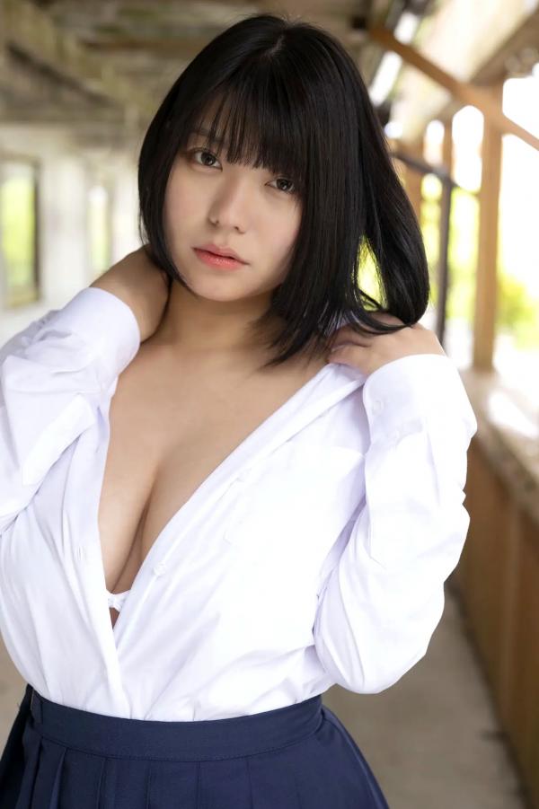    大叶めも - 太大了！日本童颜巨乳性感比基尼私房写真第46张图片
