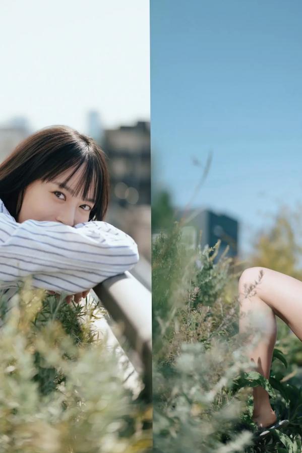   大槻りこ - 朝陽と... 阳光比基尼与室内泳装清新性感写真第3张图片