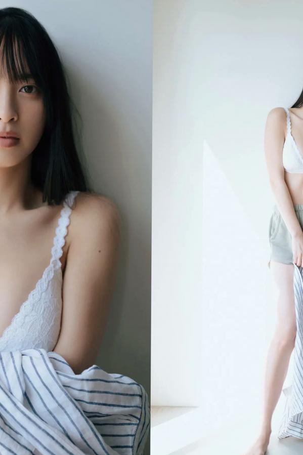   大槻りこ - 朝陽と... 阳光比基尼与室内泳装清新性感写真第8张图片
