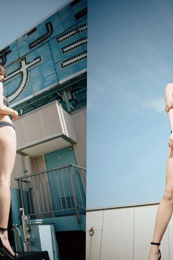   大槻りこ - 朝陽と... 阳光比基尼与室内泳装清新性感写真第30张图片
