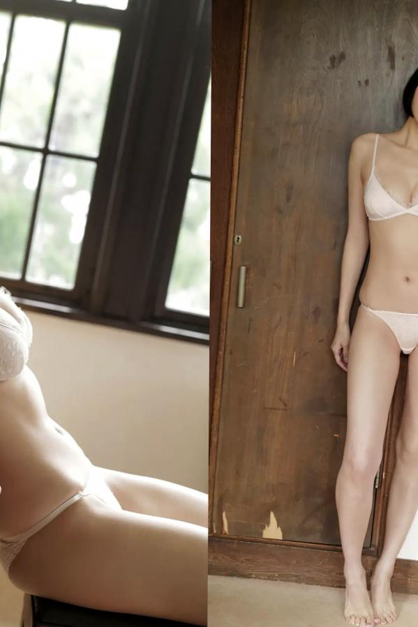    高宮まり x 岡田紗佳 - 牌 x 牌 Ⅱ：性感内衣与黑丝皮衣诱惑写真第10张图片