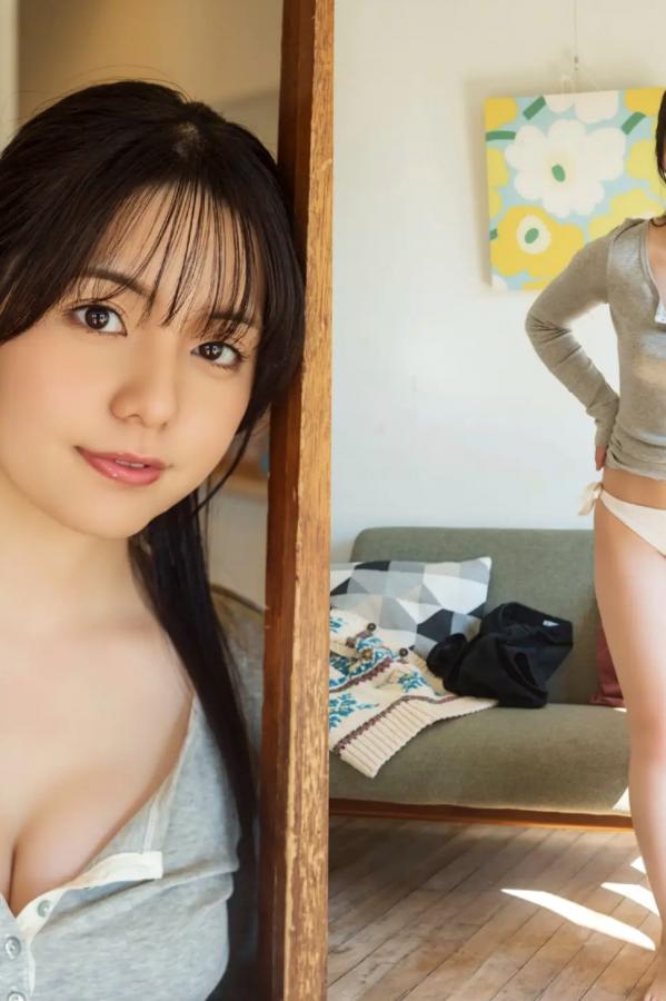    松島かのん - デートのあとは…清新家居与白色比基尼私房写真第7张图片