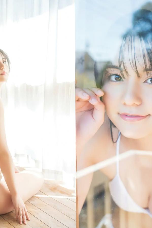    松島かのん - デートのあとは…清新家居与白色比基尼私房写真第12张图片