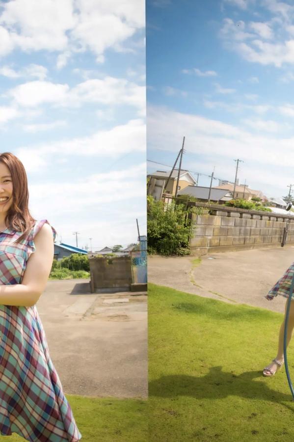   朝倉ここな - COCONANA 日系清纯JK制服与海滩比基尼户外写真第23张图片