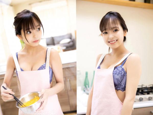    古湊まり - 料理の腕は父譲り 居家厨娘与浴室湿身清新比基尼写真第8张图片