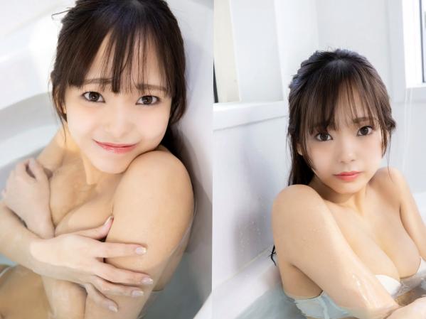    古湊まり - 料理の腕は父譲り 居家厨娘与浴室湿身清新比基尼写真第36张图片