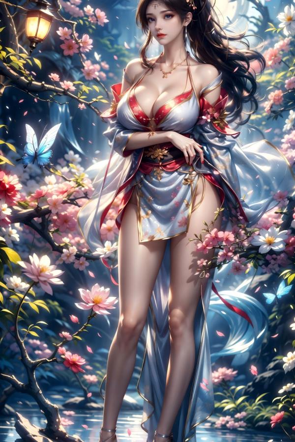    AI美女-斗破苍穹-云韵-花宗 仙侠国风大尺度性感唯美写真第8张图片