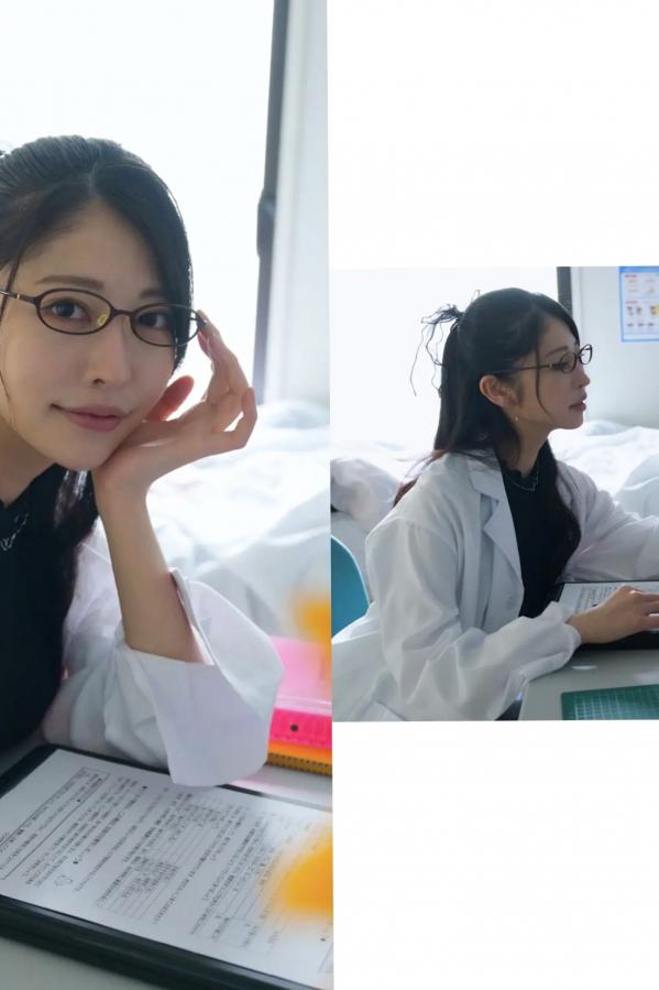   森日向子 - 诱惑女教师眼镜制服性感内衣写真《僕は、誘惑教師に恋をする Class.01》第21张图片