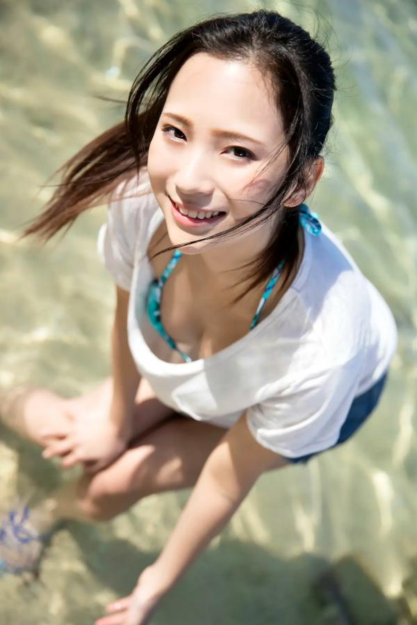   街山みほ - 煌めく紺碧の 日本海边沙滩比基尼清新性感写真第98张图片