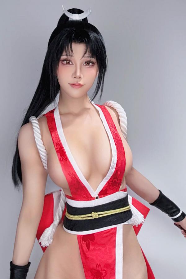   水淼aqua - 不知火舞自摄 经典Cosplay性感写真第1张图片