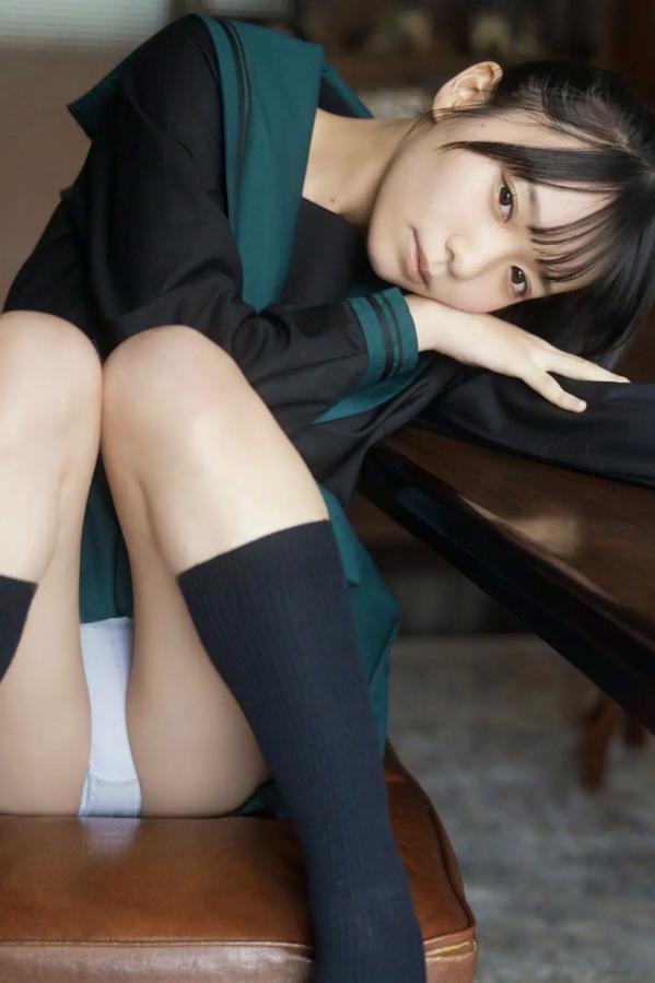   椿野ゆうこ - 部屋とセーラー服と私 [22P] 日系水手服清纯性感私房写真第4张图片