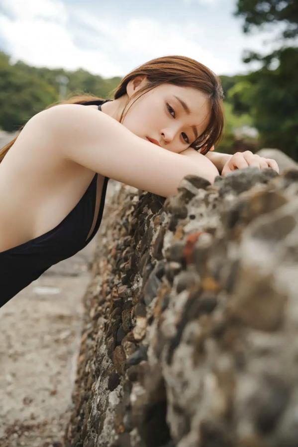    佐伯澪 - Ｉカップの誘い vol.2 [83P] 日本童颜巨乳女神 浴室湿身与海边泳装写真第40张图片