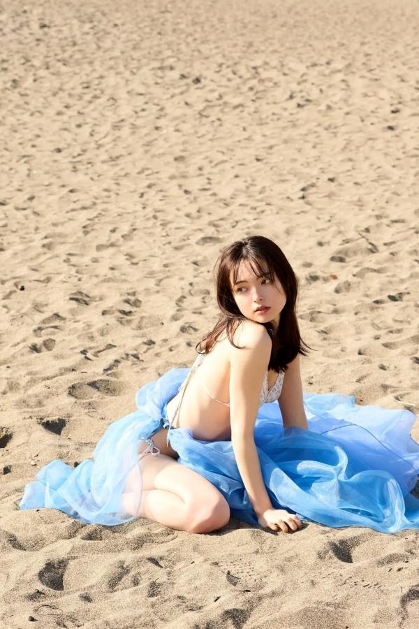  坂卷有纱《抚子之花》日系清纯私房写真 湿身内衣美图 [78P]第65张图片