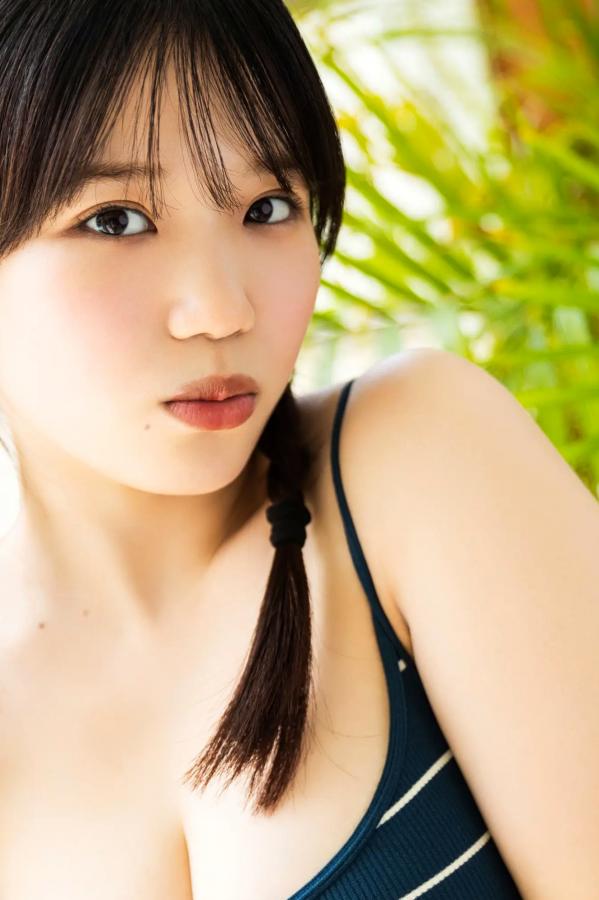   堀みなみ - 聖なるHカップ vol.2 [57P] 日系条纹泳衣清新家居性感写真第8张图片