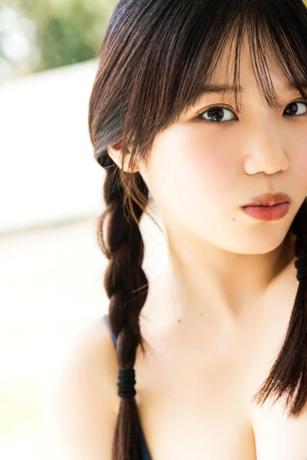    堀みなみ - 聖なるHカップ vol.2 [57P] 日系条纹泳衣清新家居性感写真第9张图片