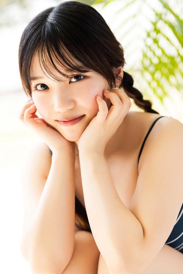    堀みなみ - 聖なるHカップ vol.2 [57P] 日系条纹泳衣清新家居性感写真第13张图片