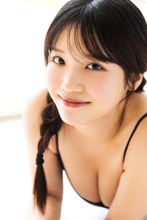    堀みなみ - 聖なるHカップ vol.2 [57P] 日系条纹泳衣清新家居性感写真第18张图片