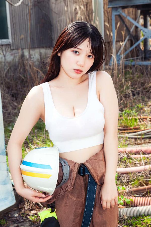    堀みなみ - 聖なるHカップ vol.2 [57P] 日系条纹泳衣清新家居性感写真第35张图片