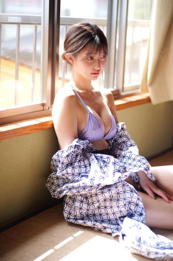    桥本萌花 - 诱惑美胸性感写真 榻榻米比基尼与温泉湿身风情图集 [57P]第23张图片