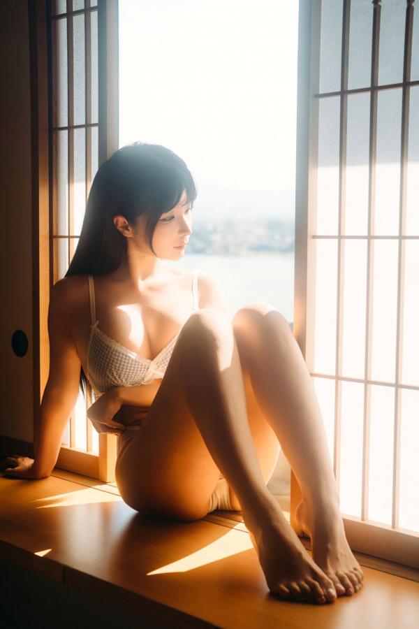 蠢沫沫  蠢沫沫-夏想-上 日系和服海边校服水疗比基尼性感写真第9张图片
