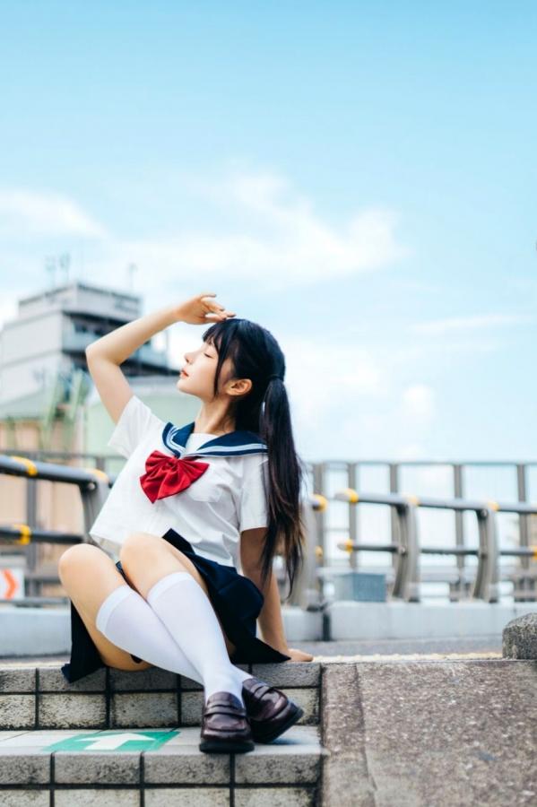 蠢沫沫  蠢沫沫-夏想-上 日系和服海边校服水疗比基尼性感写真第127张图片
