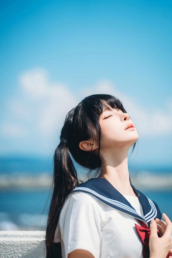 蠢沫沫  蠢沫沫-夏想-上 日系和服海边校服水疗比基尼性感写真第133张图片