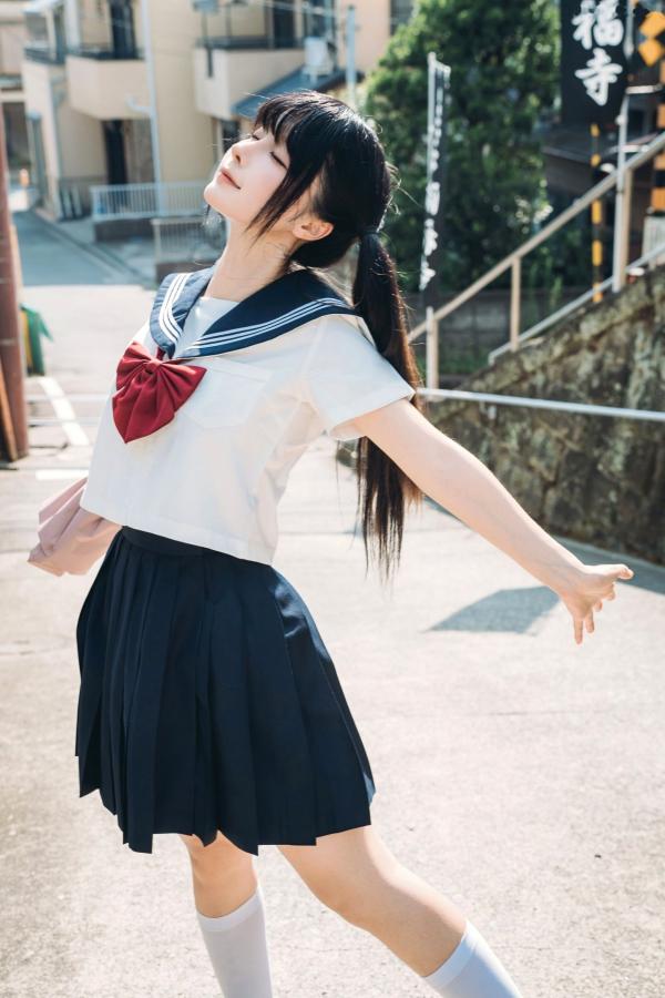 蠢沫沫  蠢沫沫-夏想-上 日系和服海边校服水疗比基尼性感写真第140张图片