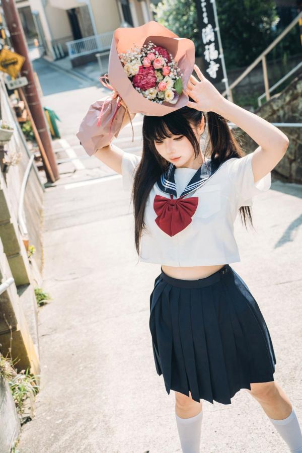 蠢沫沫  蠢沫沫-夏想-上 日系和服海边校服水疗比基尼性感写真第142张图片