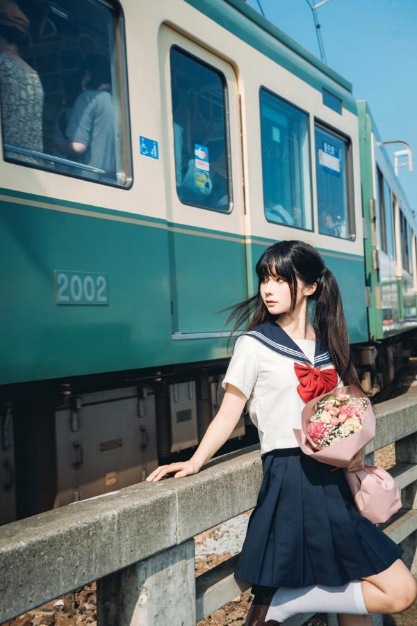 蠢沫沫  蠢沫沫-夏想-上 日系和服海边校服水疗比基尼性感写真第144张图片