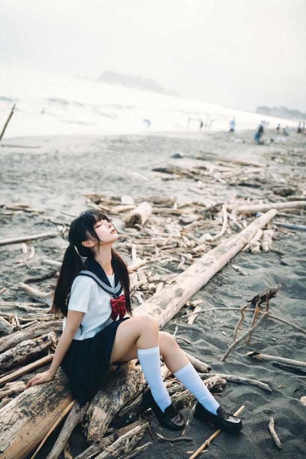 蠢沫沫  蠢沫沫-夏想-上 日系和服海边校服水疗比基尼性感写真第149张图片