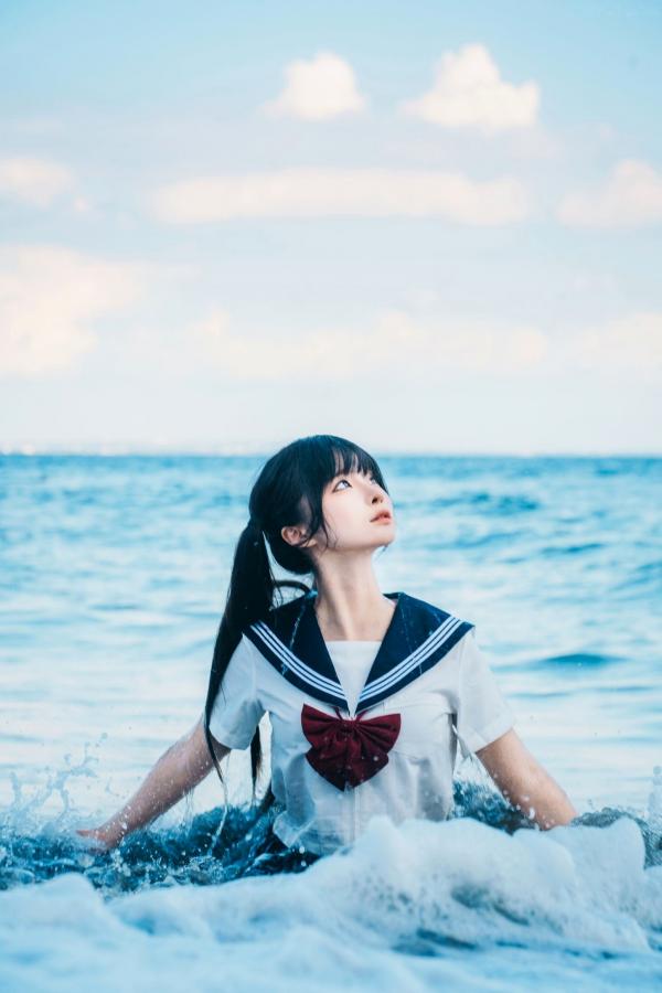 蠢沫沫  蠢沫沫-夏想-上 日系和服海边校服水疗比基尼性感写真第155张图片