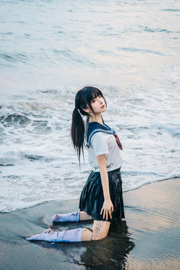 蠢沫沫  蠢沫沫-夏想-上 日系和服海边校服水疗比基尼性感写真第157张图片