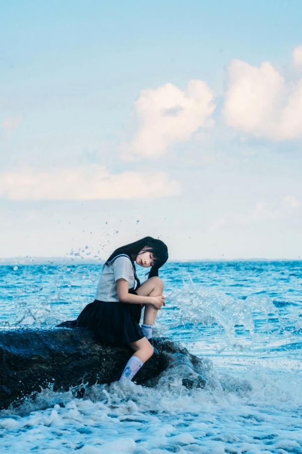 蠢沫沫  蠢沫沫-夏想-上 日系和服海边校服水疗比基尼性感写真第162张图片