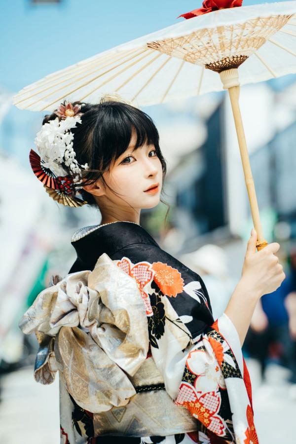蠢沫沫  蠢沫沫-夏想-上 日系和服海边校服水疗比基尼性感写真第169张图片