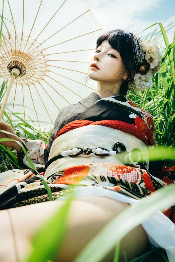 蠢沫沫  蠢沫沫-夏想-上 日系和服海边校服水疗比基尼性感写真第187张图片