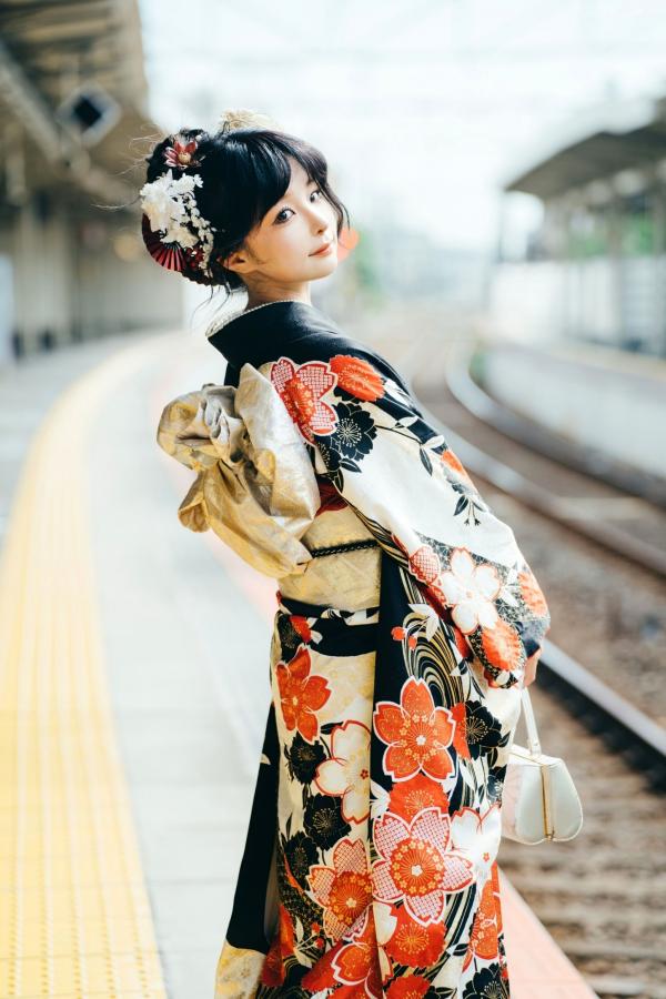 蠢沫沫  蠢沫沫-夏想-上 日系和服海边校服水疗比基尼性感写真第189张图片