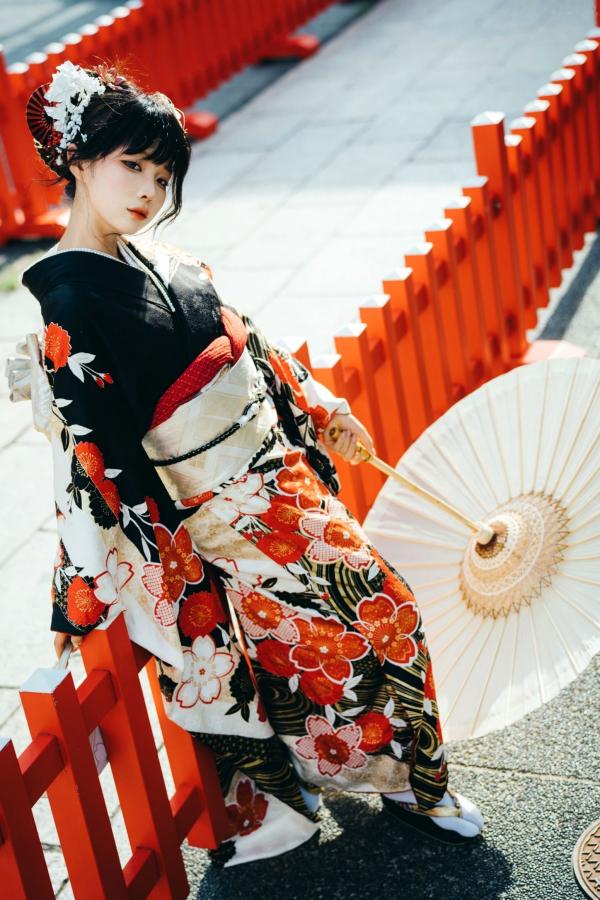 蠢沫沫  蠢沫沫-夏想-上 日系和服海边校服水疗比基尼性感写真第192张图片