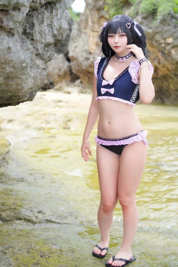   (Cosplay) Natsume Tsunari 夏目つなり - Formidable’s Double Assault [238P] 海边泳装Cosplay写真 萌系性感沙滩比基尼第24张图片