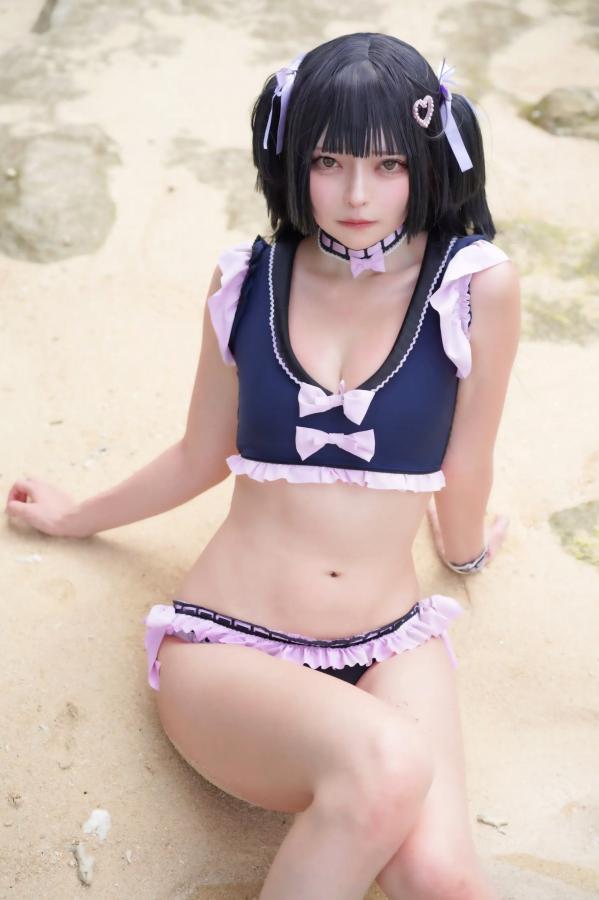  (Cosplay) Natsume Tsunari 夏目つなり - Formidable’s Double Assault [238P] 海边泳装Cosplay写真 萌系性感沙滩比基尼第40张图片