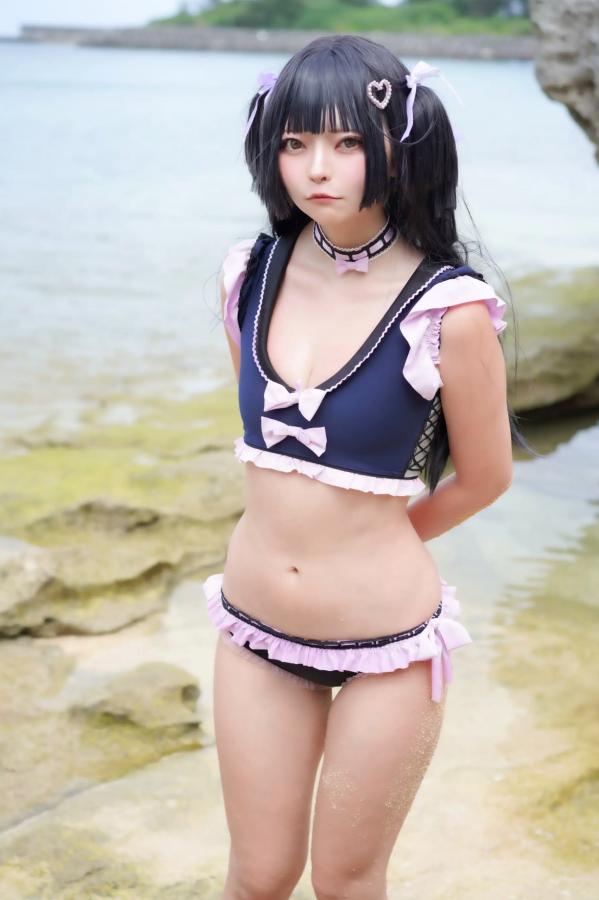   (Cosplay) Natsume Tsunari 夏目つなり - Formidable’s Double Assault [238P] 海边泳装Cosplay写真 萌系性感沙滩比基尼第57张图片