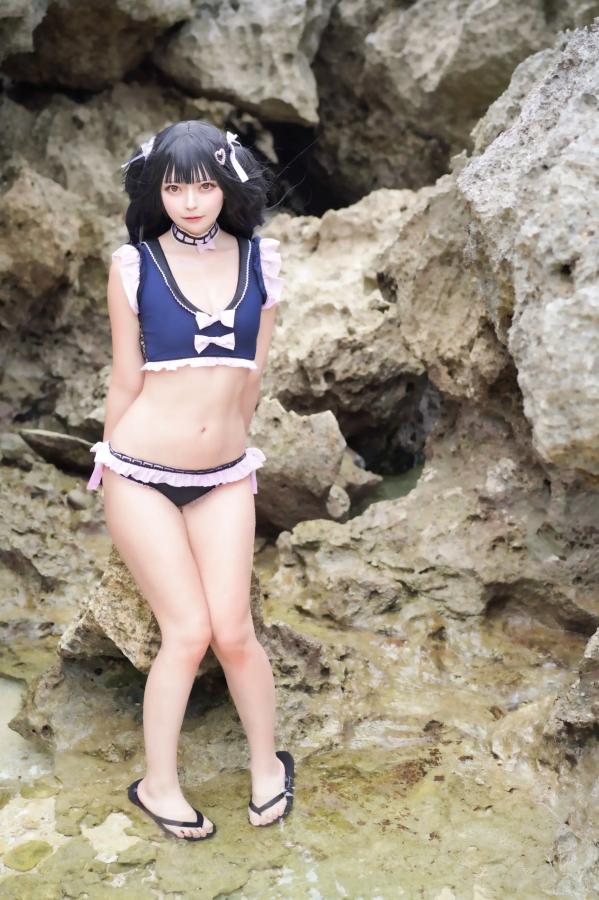   (Cosplay) Natsume Tsunari 夏目つなり - Formidable’s Double Assault [238P] 海边泳装Cosplay写真 萌系性感沙滩比基尼第60张图片