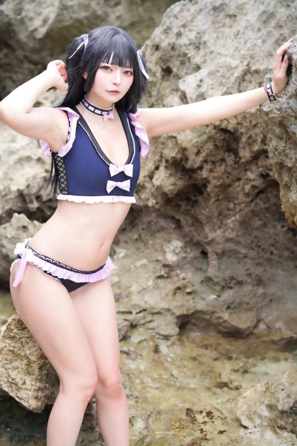  (Cosplay) Natsume Tsunari 夏目つなり - Formidable’s Double Assault [238P] 海边泳装Cosplay写真 萌系性感沙滩比基尼第65张图片