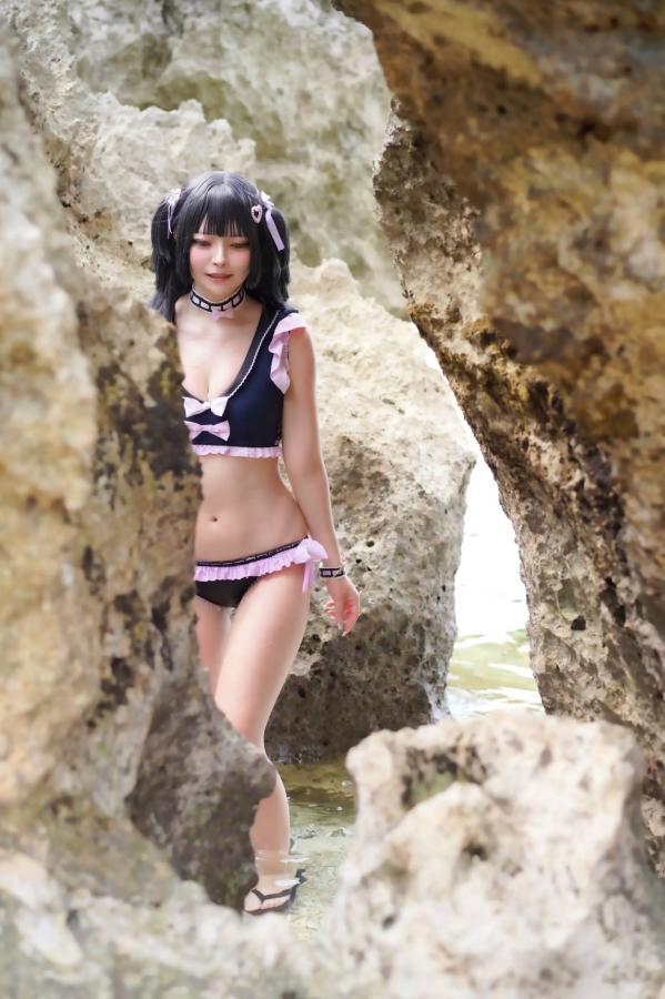   (Cosplay) Natsume Tsunari 夏目つなり - Formidable’s Double Assault [238P] 海边泳装Cosplay写真 萌系性感沙滩比基尼第69张图片