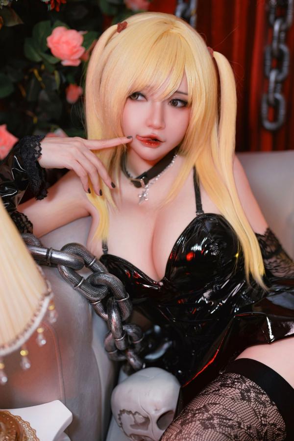   Potato-Godzilla-Misa-Amane-死亡笔记-弥海砂 暗黑哥特风性感COS角色扮演私房写真第13张图片